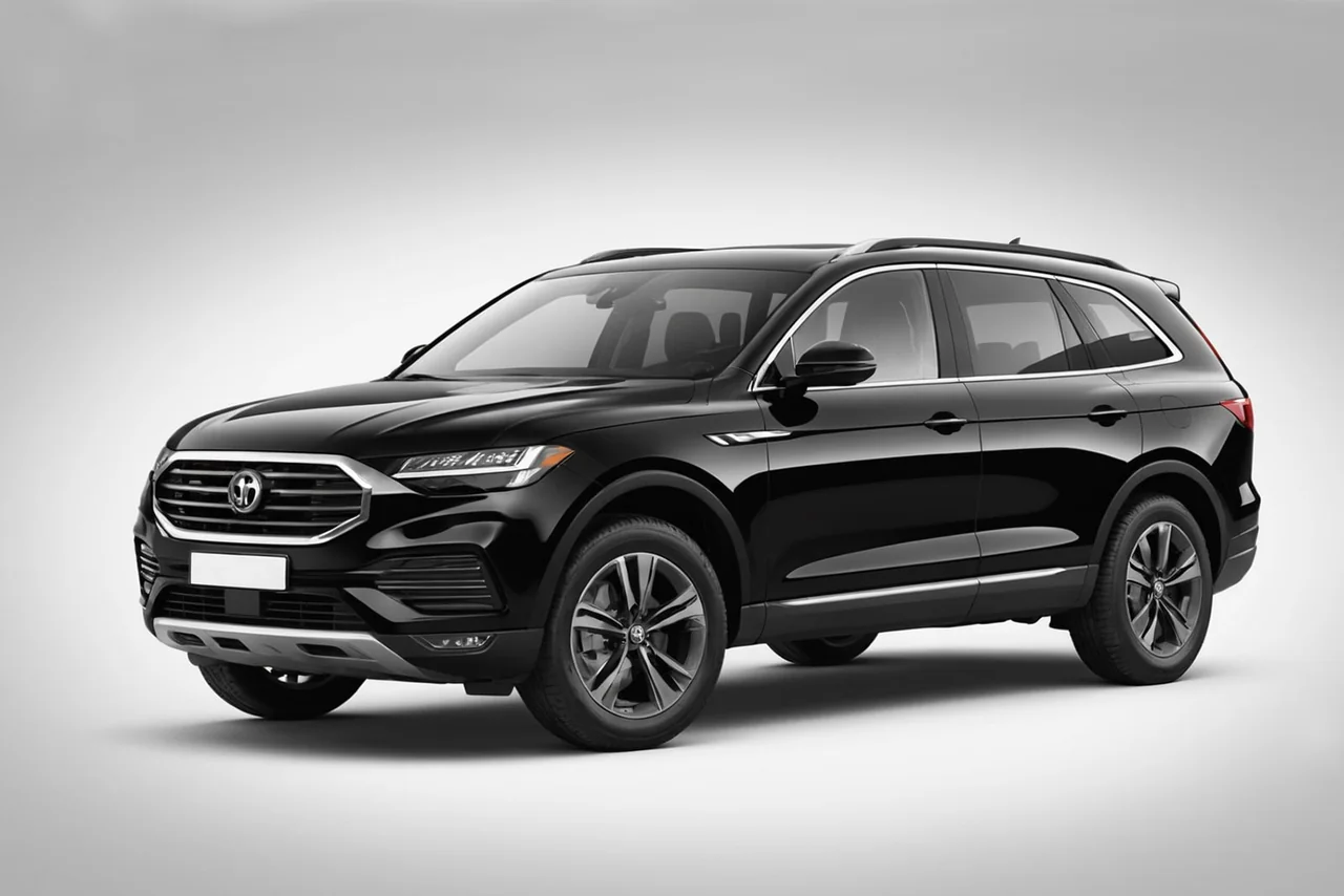 Black crossover SUV