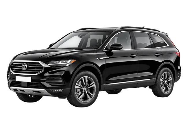 Black crossover SUV