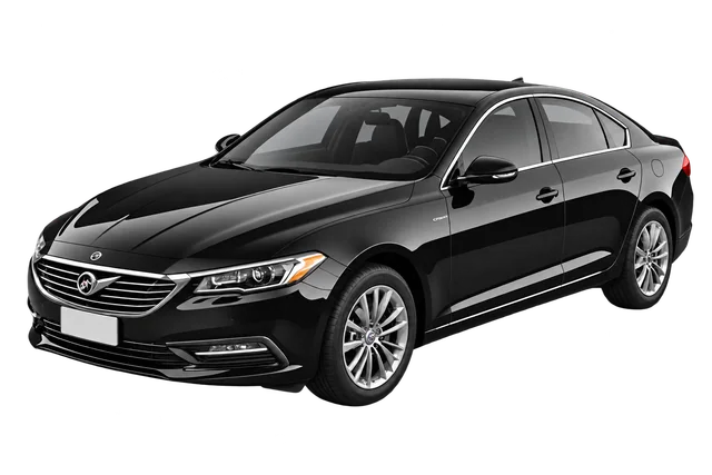 Black sedan
