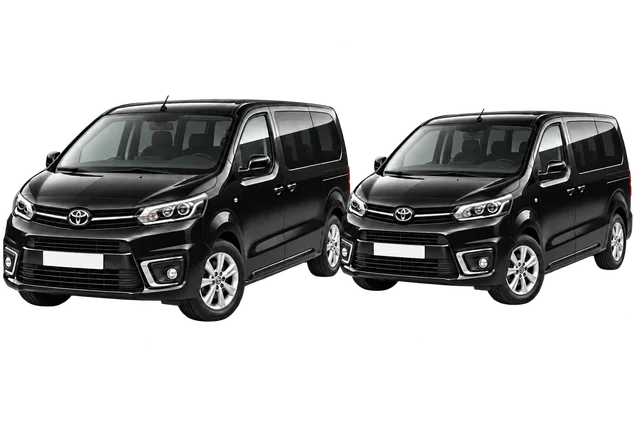 Two standard passenger vans